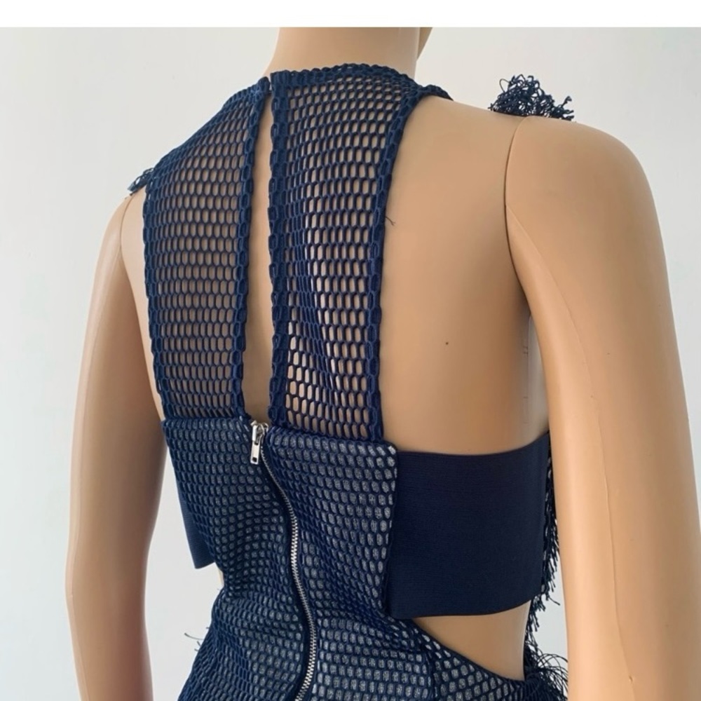 Caribbean Queen Blue Mesh Dress - Picture 15 of 16